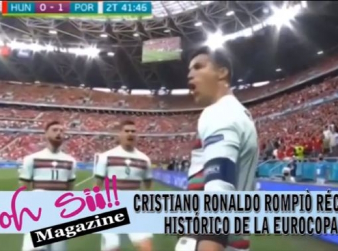 CRISTIANO RONALDO ROMPE RÉCORD HISTÓRICO DE LA EUROCOPA